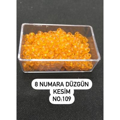 8 Numara Düzgün Kesim (4Gram) Kum Boncuk No:109