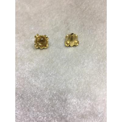 (Adet Fiyatıdır) 8 mm Kaplama Gold Renk Hu...