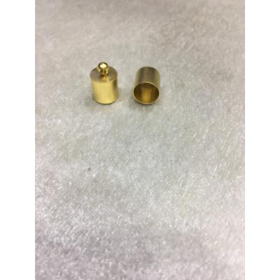 8mm Mat Altın Kaplama Kapsül Kapama (Adet Fiyatıdır)