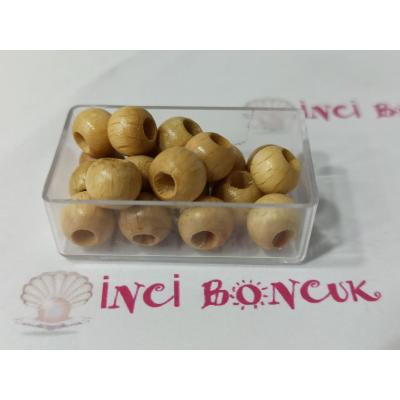 8mm Ahşap Boncuk (Gram Fiyatıdır) No: 10