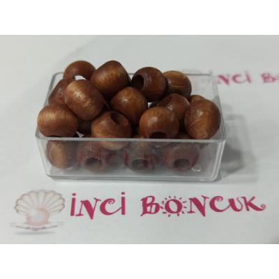 8mm Ahşap Boncuk (Gram Fiyatıdır) No: 13