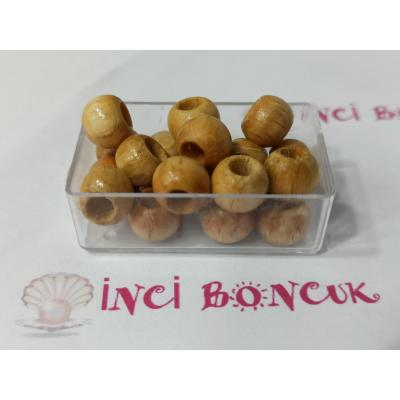 8mm Ahşap Boncuk (Gram Fiyatıdır) No: 14