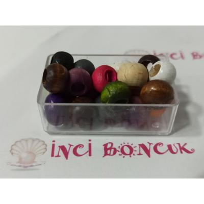 8mm Ahşap Boncuk (Gram Fiyatıdır) No: 5