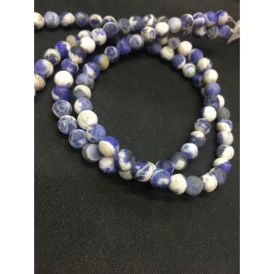 8mm DOĞAL TAŞ SODALİT NO:21