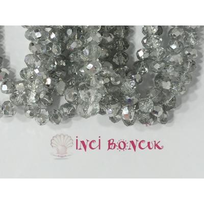 8mm Yuvarlak Kesim Kristal Boncuk No: 11