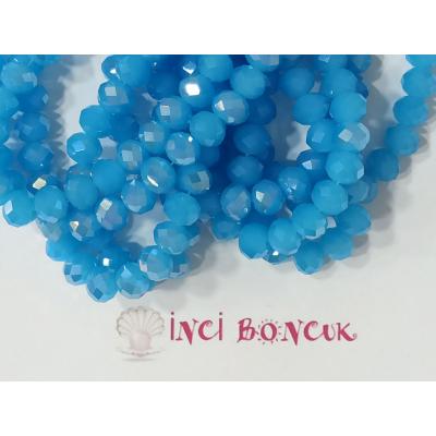 8mm Yuvarlak Kesim Kristal Boncuk No: 13