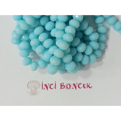 8mm Yuvarlak Kesim Kristal Boncuk No: 16