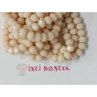 8mm Yuvarlak Kesim Kristal Boncuk No: 2