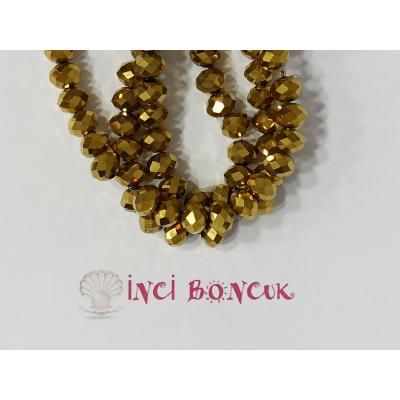 8mm Yuvarlak Kesim Kristal Boncuk No: 22
