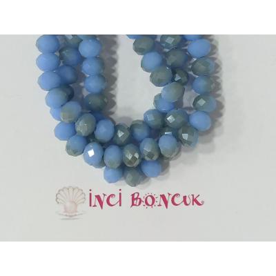 8mm Yuvarlak Kesim Kristal Boncuk No: 23