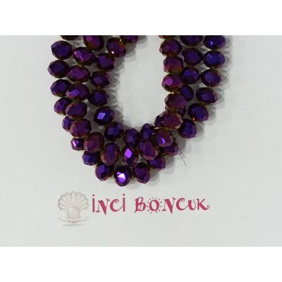 8mm Yuvarlak Kesim Kristal Boncuk No: 25