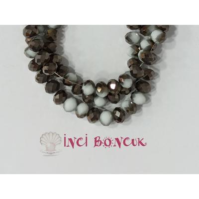 8mm Yuvarlak Kesim Kristal Boncuk No: 26