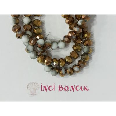 8mm Yuvarlak Kesim Kristal Boncuk No: 30