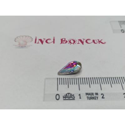 8x13mm Yapıştırma Rivoli Kristal Taş No: 8