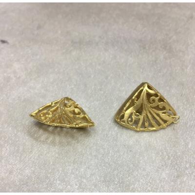 (Adet Fiyatıdır) 9 mm Kaplama Gold Renk Hu...