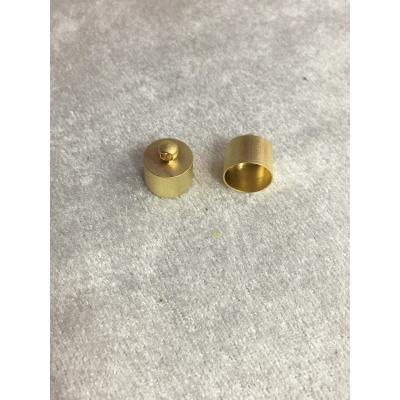 9mm Mat Altın Kaplama Kapsül Kapama ( Adet Fiyatıdır)