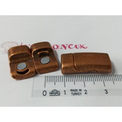 9x4mm Yassı Deri Mıknatıslı Kapama No: 16