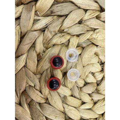 AMİGURUMİ GÖZ KIRMIZI 1 CM (ÇİFT)