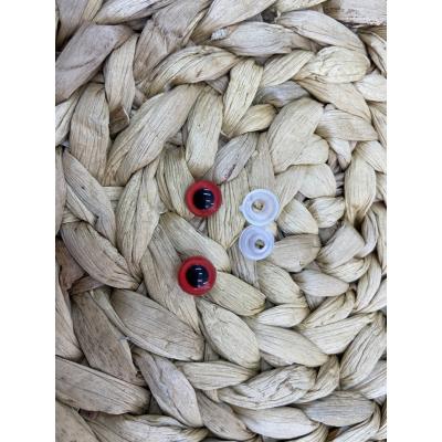 AMİGURUMİ GÖZ KIRMIZI 8 MM (ÇİFT)
