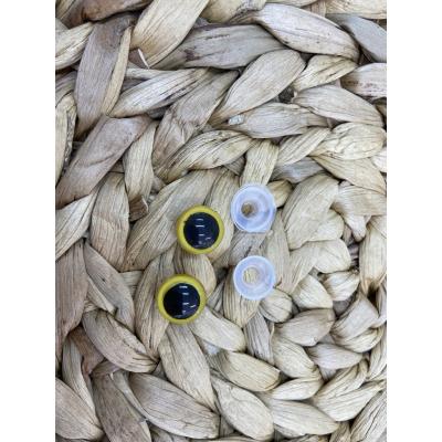 AMİGURUMİ GÖZ SARI 1 CM (ÇİFT)