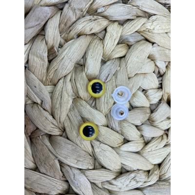 AMİGURUMİ GÖZ SARI 8 MM (ÇİFT)
