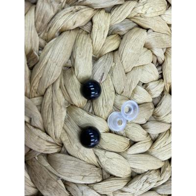 AMİGURUMİ GÖZ SİYAH 8 MM (ÇİFT)