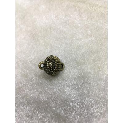 Antikyeşil Renk 10mm Mıknatıslı Yuvarlak Kapama Tırtıklı