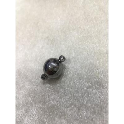 Antresit Renk 10mm Mıknatıslı Yuvarlak Kapama Tırtıklı