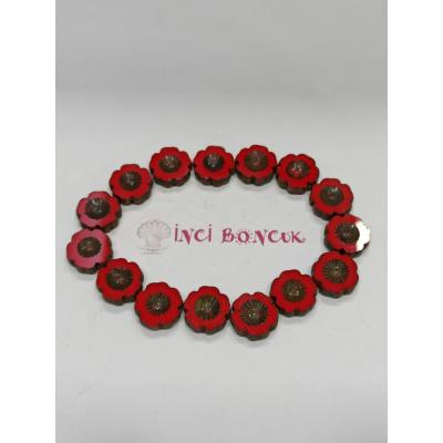 Büyük Boy 15mm Çapında Çek Kristal Boncuklar No: 13 (Adet Fiyatıdır)