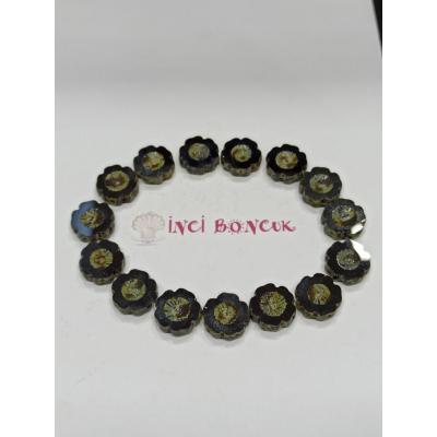 Büyük Boy 15mm Çapında Çek Kristal Boncuklar No: 19 (Adet Fiyatıdır)