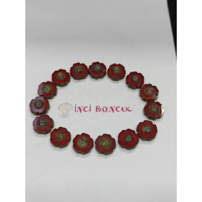 Büyük Boy 15mm Çapında Çek Kristal Boncuklar No: 20 (Adet Fiyatıdır)