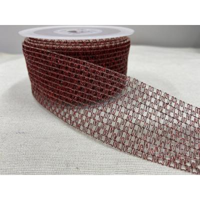 FİLE KURDELE KIRMIZI 4 CM / 1 METRE