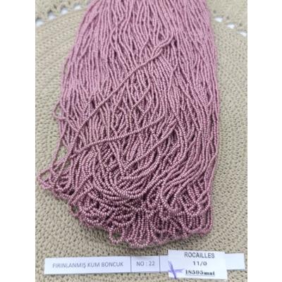 FIRINLANMIŞ KUM BONCUK NO:22 (ROCAILLES 11/00 18595 MAT)