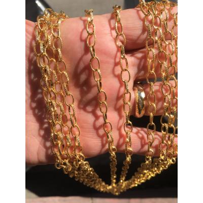 Gold Kaplama Zincir No: 21