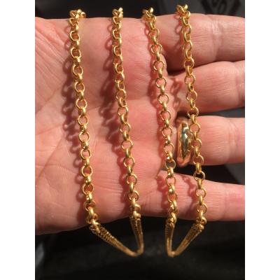 Gold Kaplama Zincir No: 3