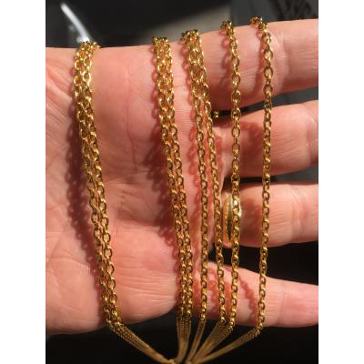 Gold Kaplama Zincir No: 9