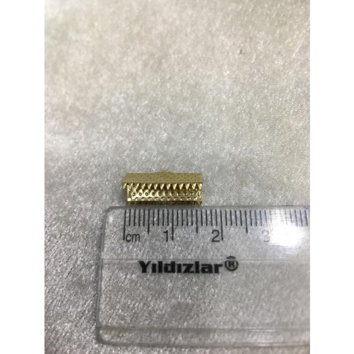 (ADET FİYATIDIR) Gold Renk 1.5cm Timsah Ka...