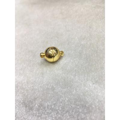 Gold Renk 10mm Mıknatıslı Yuvarlak Kapama Düz