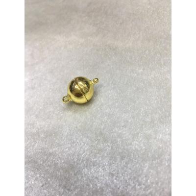 Gold Renk 12mm Mıknatıslı Yuvarlak Kapama Düz
