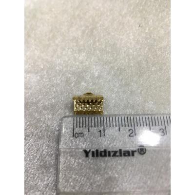 (ADET FİYATIDIR) Gold Renk 1cm Timsah Kapa...