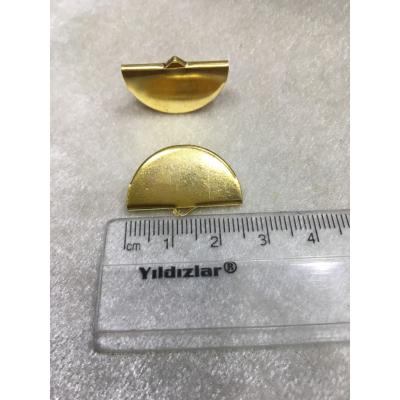 (ADET FİYATIDIR) Gold Renk 2.5 cm Bombeli ...