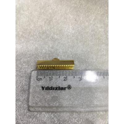 (ADET FİYATIDIR) Gold Renk 2.5cm Timsah Ka...