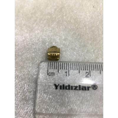 (ADET FİYATIDIR) Gold Renk 5mm Timsah Kapa...