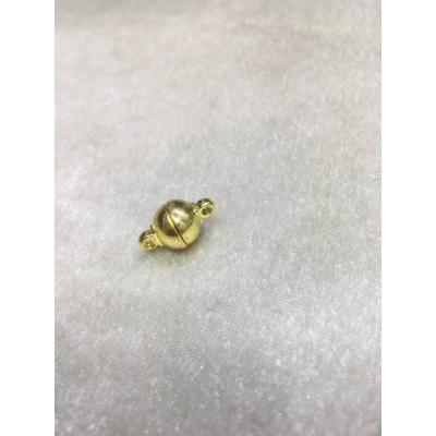 Gold Renk 8mm Mıknatıslı Yuvarlak Kapama Düz
