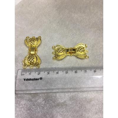 Gold Renk Geniş Kelebek Kapama