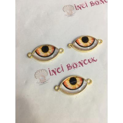 Gold Renk Kaplama Mineli Çift Kluplu Bileklik Aparatı No: 138