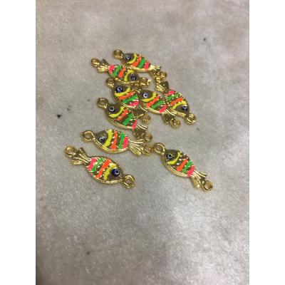 Gold Renk Kaplama Mineli Çift Kluplu Bileklik Aparatı No: 141