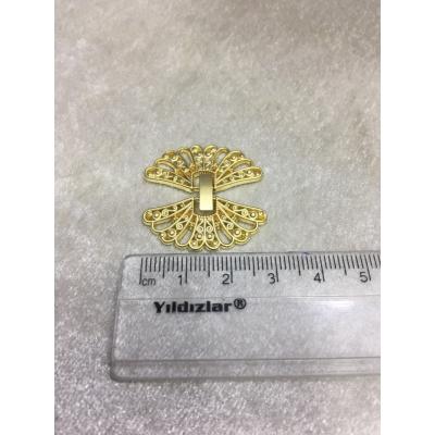 Gold Renk Kelebek Kapama No:4