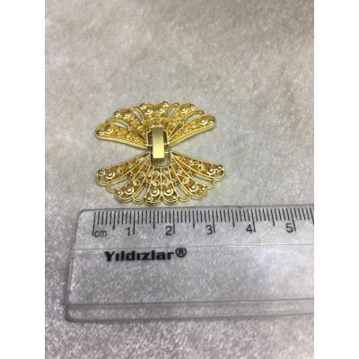 Gold Renk Kelebek Kapama No:5