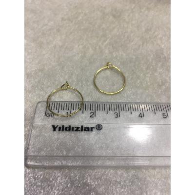 Gold Renk Küpe Klipsi No:50